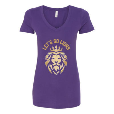 Let's Go Lions V-Neck