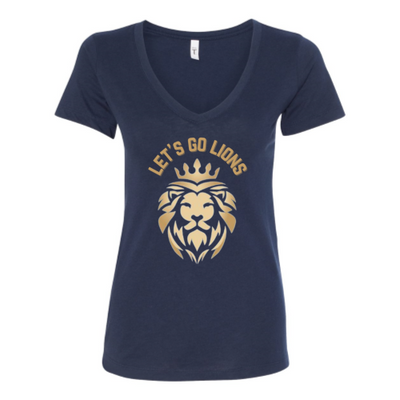 Let's Go Lions V-Neck