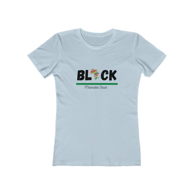 Women's Slim Fit Tee - Black by Melanated Souls