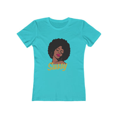 Women's Slim Fit Tee - Melanated Sassy