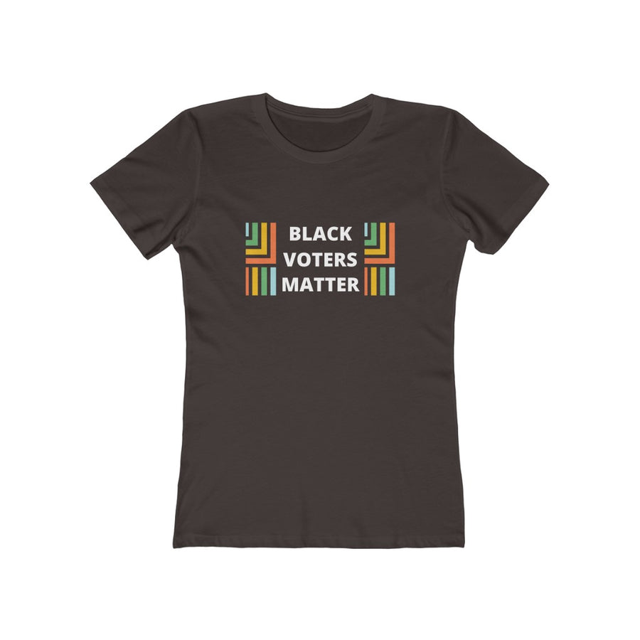 Women's Slim Fit Tee - Black Voters Matters