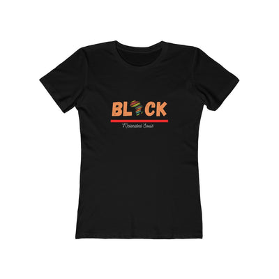 Women's Slim Fit Tee - Black by Melanated Souls