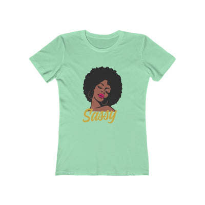 Women's Slim Fit Tee - Melanated Sassy