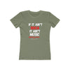 Women's Slim Fit Tee - If it Ain't SOCA