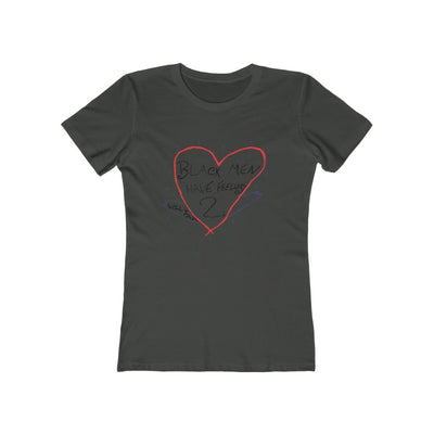 Women's Slim Fit Tee - Black Men Have Feeling 2