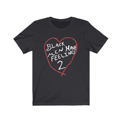 Unisex Short Sleeve Tee - Black Men Have Feeling 2