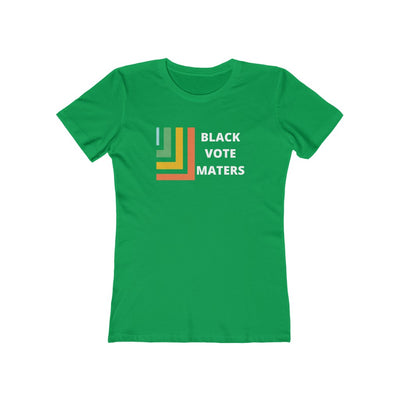 Women's Slim Fit Tee - Black Vote Matters