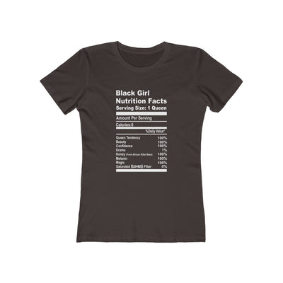 Women's Slim Fit Tee - Black Girl Nutrition