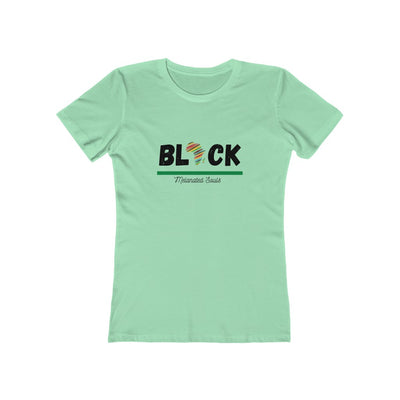 Women's Slim Fit Tee - Black by Melanated Souls