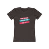 Women's Slim Fit Tee - The Wine Made Me Do It