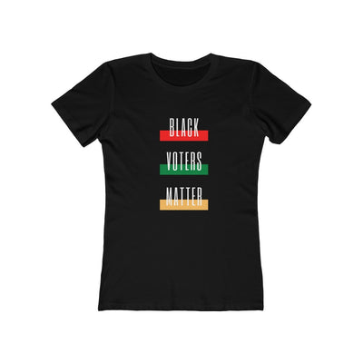 Women's Slim Fit Tee - Black Voters Matter