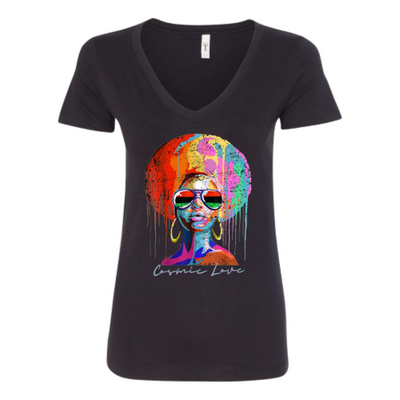 Cosmic Love V-Neck T-shirt