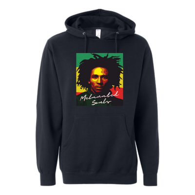 Bob Marley Melanated Souls Unisex Hoodie