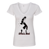 MJ Who's Bad V-neck T-shirt