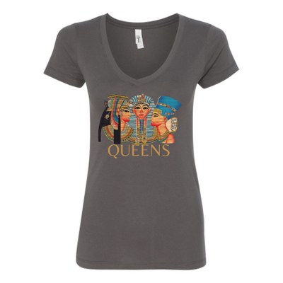 Queens of Kemet V-Neck T-shirt