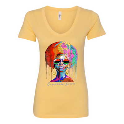 Cosmic Love V-Neck T-shirt