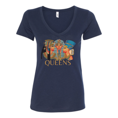 Queens of Kemet V-Neck T-shirt