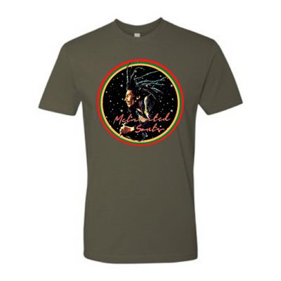 Bob Marley Melanated Souls Circle Tshirt