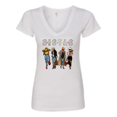 SISTAS V-neck T-Shirt