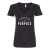 Created With a Purpose V-neck T-shirt