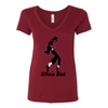 MJ Who's Bad V-neck T-shirt