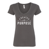 Created With a Purpose V-neck T-shirt