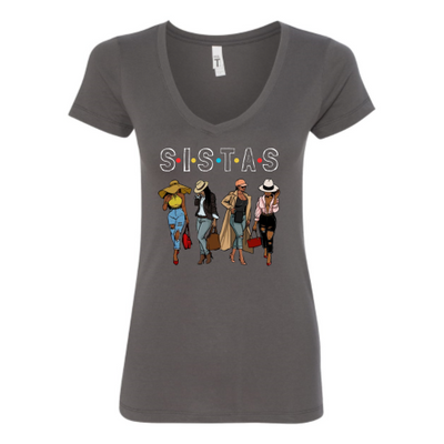 SISTAS V-neck T-Shirt