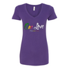 One Love Melanated Souls V-Neck T-shirt