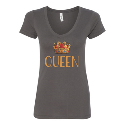 Queen V-Neck T-shirt