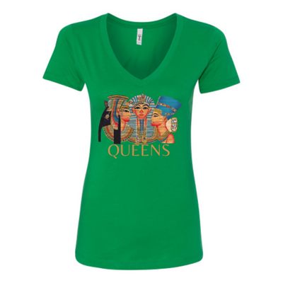 Queens of Kemet V-Neck T-shirt