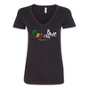 One Love Melanated Souls V-Neck T-shirt