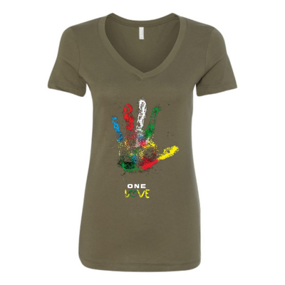 Hand of Love V-Neck T-shirt