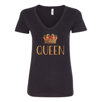 Queen V-Neck T-shirt