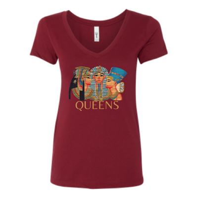 Queens of Kemet V-Neck T-shirt