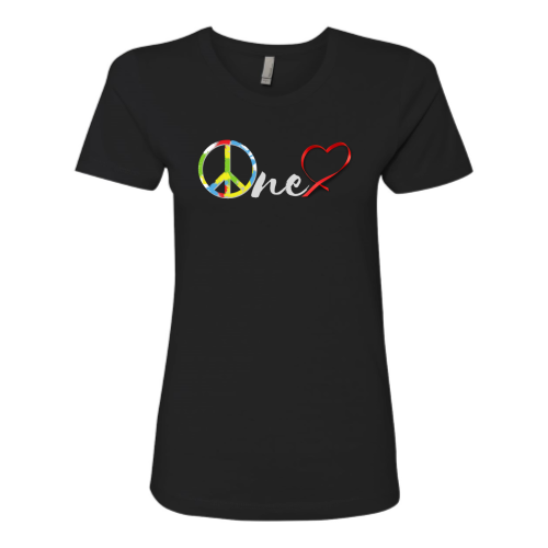 Visions of Peace and Love Boyfriend T-shirt