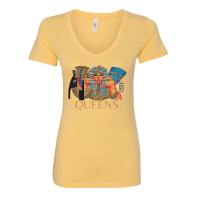 Queens of Kemet V-Neck T-shirt