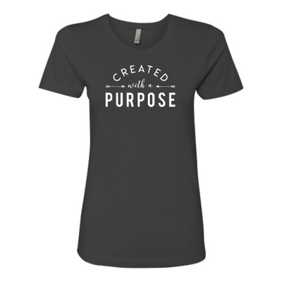 Created With a Purpose Boyfriend T-shirt