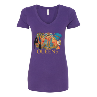 Queens of Kemet V-Neck T-shirt