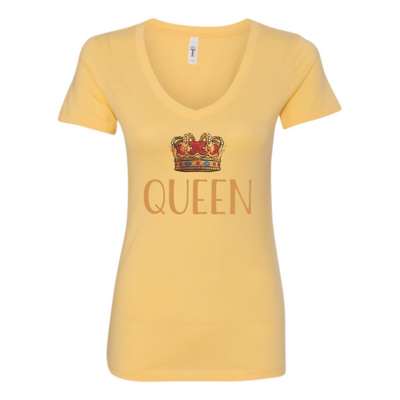 Queen V-Neck T-shirt