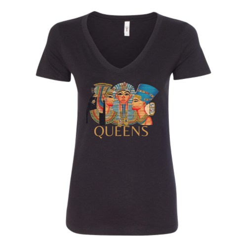 Queens of Kemet V-Neck T-shirt