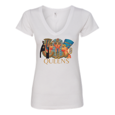 Queens of Kemet V-Neck T-shirt