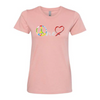 Visions of Peace and Love Boyfriend T-shirt