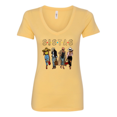 SISTAS V-neck T-Shirt