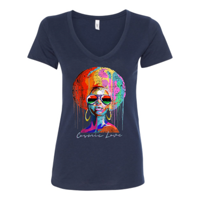 Cosmic Love V-Neck T-shirt