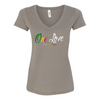 One Love Melanated Souls V-Neck T-shirt