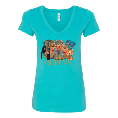 Queens of Kemet V-Neck T-shirt