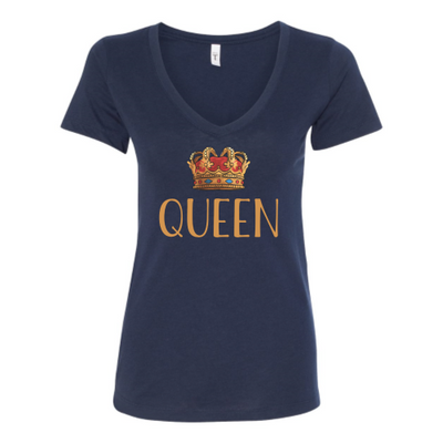 Queen V-Neck T-shirt