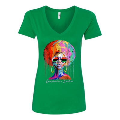 Cosmic Love V-Neck T-shirt