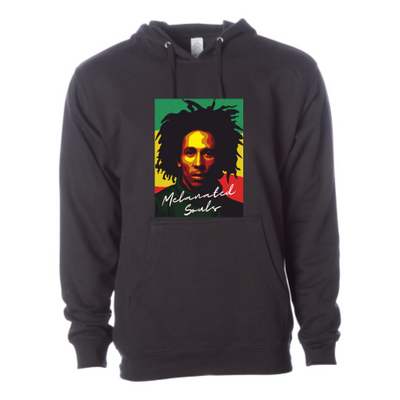 Bob Marley Melanated Souls Unisex Hoodie