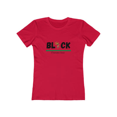 Women's Slim Fit Tee - Black by Melanated Souls